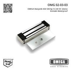 Omega OMG 02-03-03 Ağır Hizmet Tipi Dış Ortam Manyetik Kilit