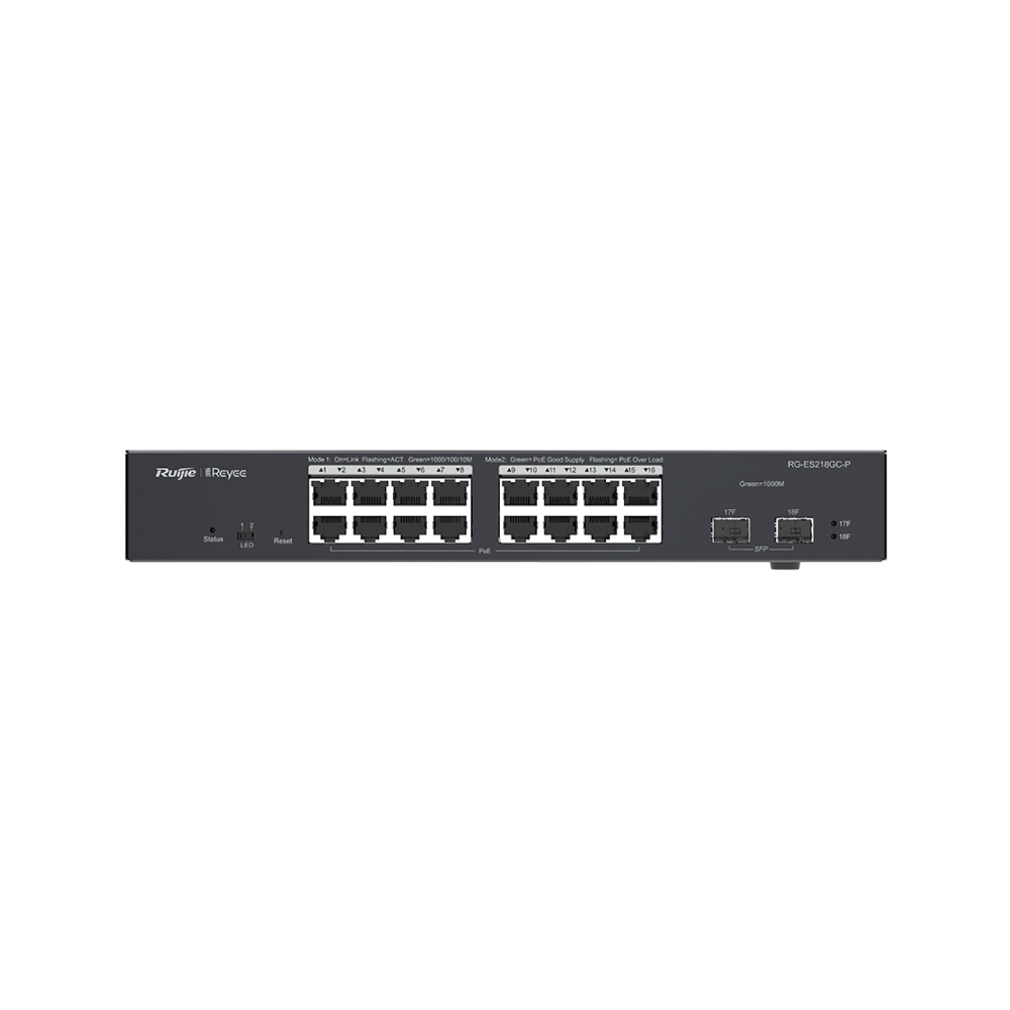 Ruijie Reyee RG-ES218GC-P 16 Port Yönetilebilir PoE Switch