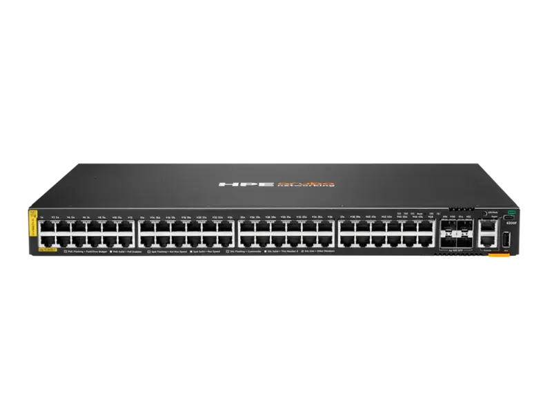 Aruba CX 6200F 48G Class-4 PoE 4SFP+ 370W Switch