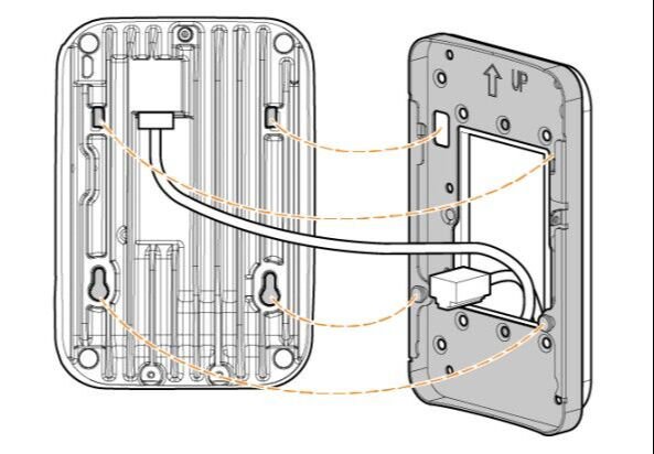 Aruba AP-600H-MNT1 Single Hang Wall-Box Montaj Kiti (S0J42A)