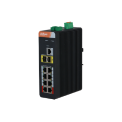 Dahua IS4210-8GT-120 8 Port Yönetilebilir Endüstriyel PoE Switch