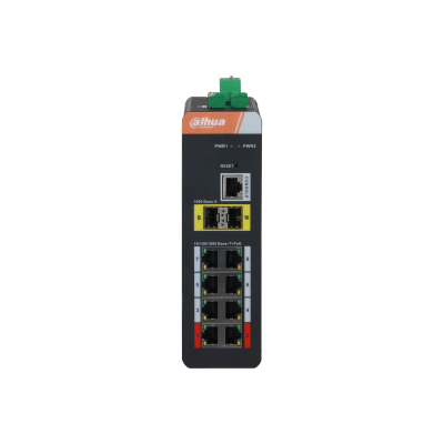 Dahua IS4210-8GT-120 8 Port Yönetilebilir Endüstriyel PoE Switch