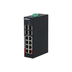 Dahua HS4412-8ET-120 8 Port Yönetilebilir Endüstriyel PoE Switch