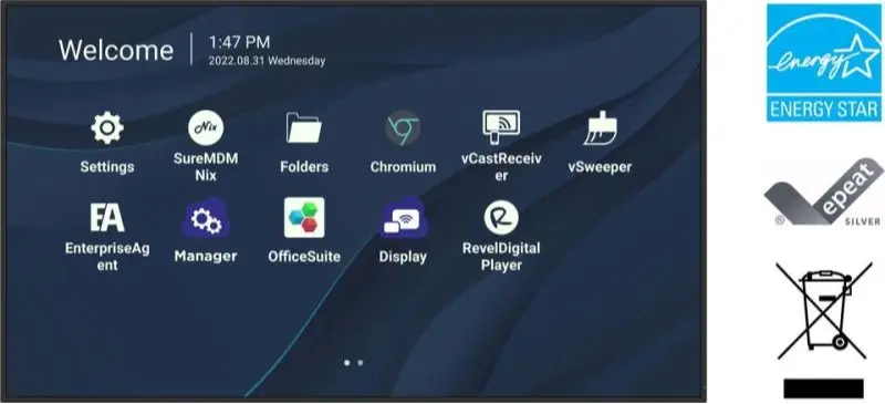 ViewSonic CDE5530 55 inç 4K Endüstriyel Ekran